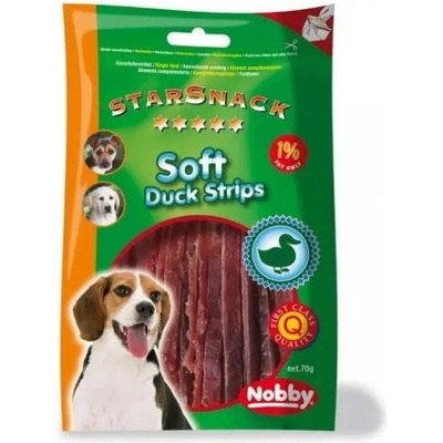 NOBBY Лакомство StarSnack SOFT DUCK STRIPS 70 гр 70031