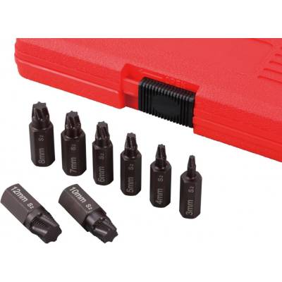 AHProfi Speciální TORX TWIST bity na vytahování poškozených šroubů, 8 ks - TJ1305