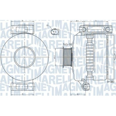 MAGNETI MARELLI generátor 063731923010