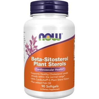 Image 1 of NOW Beta-Sitosterol Plant Sterols [90 Гел капсули]