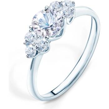 SAVICKI Годежен пръстен Fairytale: бяло злато, бял сапфир