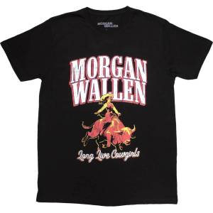 Morgan Wallen Long Live Cowgirls Black XL Риза (MOWATS02MB04)
