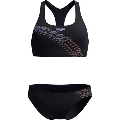 Speedo Дамски комплект бикини Speedo Women's Medley Logo 2 Piece Bikini - Bright Peach - размер 34 (EU) (150-5718-0113)