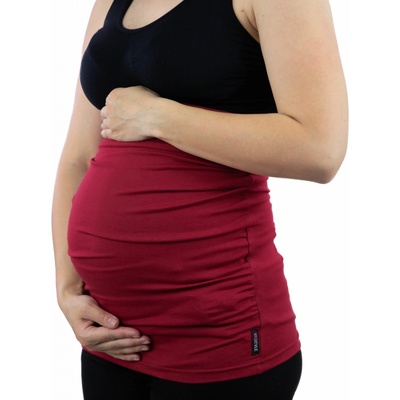 VFstyle těhotenský pás Comfort vínový – Zboží Dáma