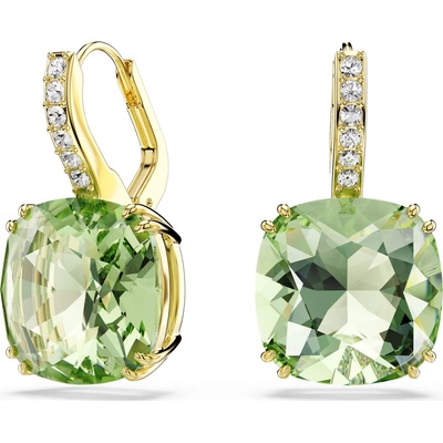 Swarovski Visiace náušnice so zelenými kryštálmi Millenia 5764822