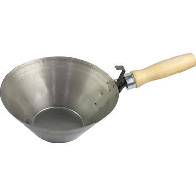 TOPTRADE naběračka s rukojetí, ocelová, O 210 mm – Sleviste.cz