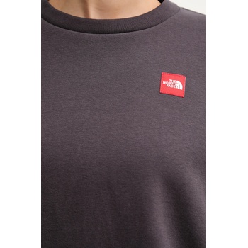 The North Face Суичър The North Face Redbox в сиво с апликация NF0A8EFY0SA1 (NF0A8EFY0SA1)