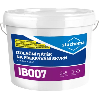 Nátěr k zakrývání skvrn Stachema IB007 bílá 4 kg