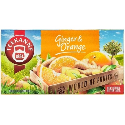TEEKANNE Orange & Ginger World of Fruits 20 vrecúšok 45 g