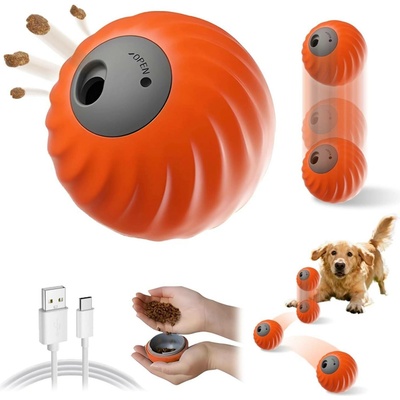 Maxzoo interaktivní míč 2 v 1 dávkovač pamlsků 7 cm