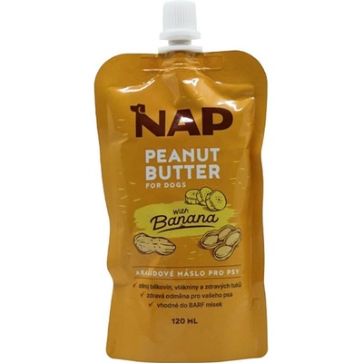 NAP Arašídové máslo pro psy borůvka 120 g