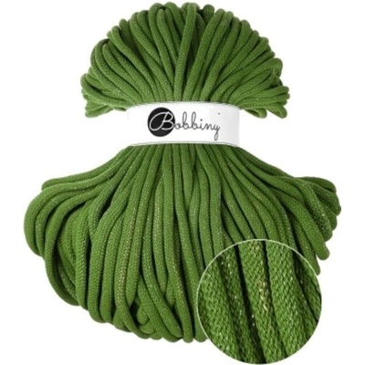 Bobbiny Jumbo 9 mm 100 m Shiny Moss Green юта (BS-E129)