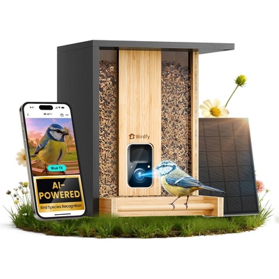 Birdfy Feeder Bamboo Solar (AI доживотно безплатно) (EPPAMBNI8401110)