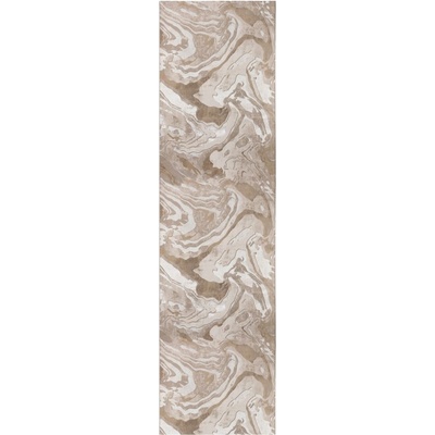 Flair Rugs Бежова пътека 80x300 cm Marbled - Flair Rugs (503119371146)