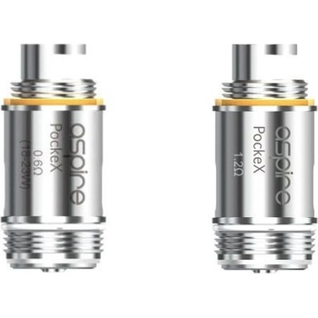 Aspire žhaviaca hlava PockeX nerez MTL 1,2ohm