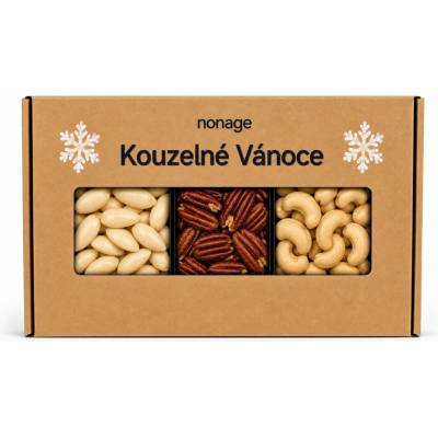 NONAGE Vianočný set orechov natural 300 g