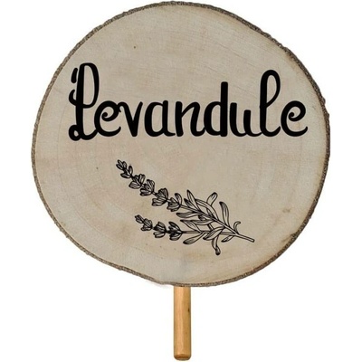 Zápich dřevo - levandule