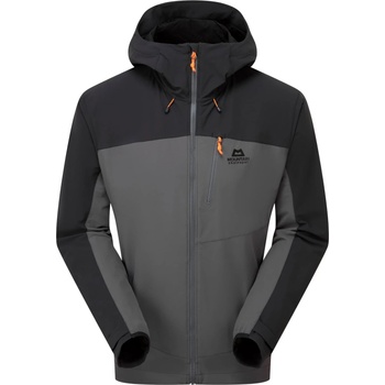 Mountain Equipment Мъжко софтшел яке Mountain Equipment Frontier Jacket Softshell jacket - Anvil Grey / Black - размер XXL (003-3274-0115)