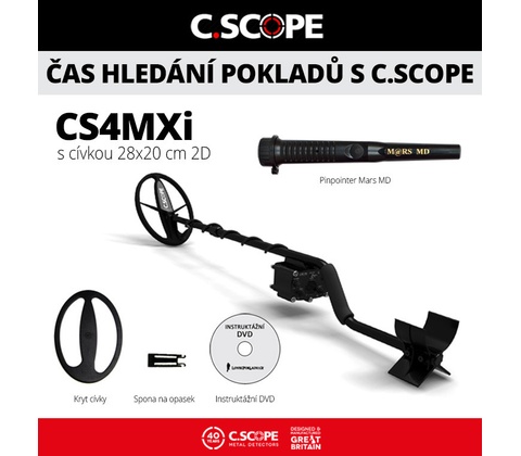 C.Scope CS4MXi pinpointer set