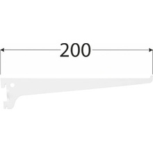 Velano lišta systémová konzolová jednoduchá WSS 200mm biela