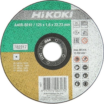 Hikoki Rezný kotúč 125 mm 782317