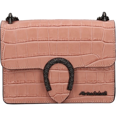 Marina Galanti dámská kožená crossbody kabelka Elsse růžová