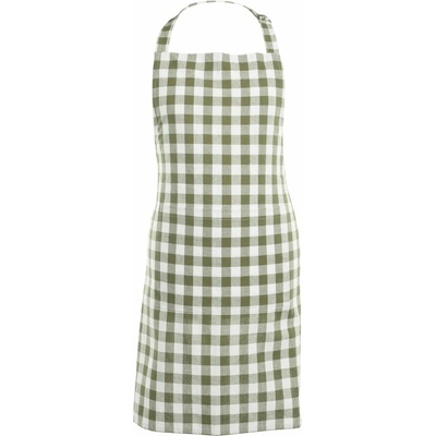 Tiseco Home Studio Gingham zástěra zelená