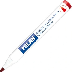 MILAN Маркер Milan, червен, 4.7 mm, за бяла дъска