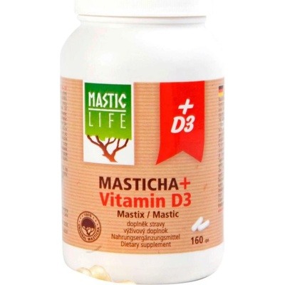 MasticLife Masticha+ Vitamin D3 160 kapslí