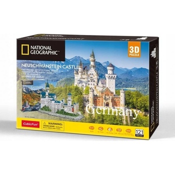 CubicFun 3D puzzle National Geographic Neuschwanstein 121 ks