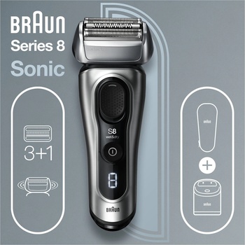 Braun Series 8 8467cc Wet&Dry Silver