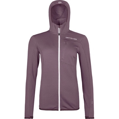 Ortovox Fleece Light Grid Hooded Jacket Women's Wild Berry