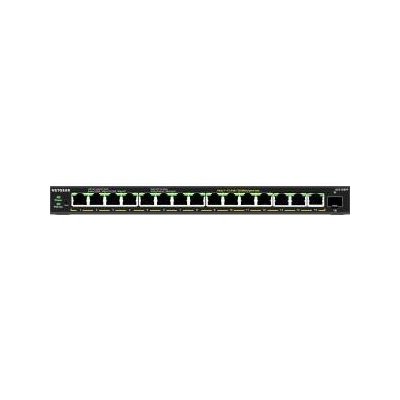 NETGEAR Plus GS316EPP - Switch - Managed - 15 x 10/100/1000 (PoE+) + 1 x SFP - desktop, wall-mountable - PoE+ (231 W)