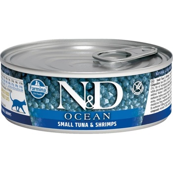 N&D CAT OCEAN Adult Tuna & Shrimps 70 g