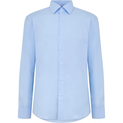 HUGO BOSS Men's HBB Hank Kent Shirt Precision Tailoring Comfort - Pstl Blue 452