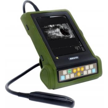 Veterinární přenosný ultrazvuk RKU10 s rektální sondou