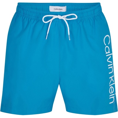 Calvin Klein Бански гащета Calvin Klein Large Logo Swim Shorts - Blue