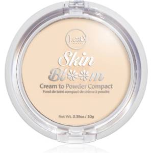 J. Cat Beauty Skin Bloom компактен кремообразен фон дьо тен за пълно покритие цвят 101 Ivory 7.5 гр