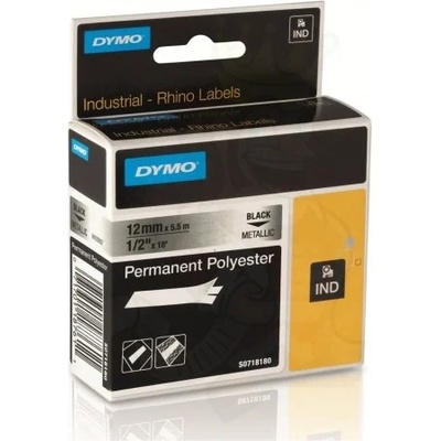 DYMO Label Rhino, полиетилен, 12 мм, металик 18486 (18486)