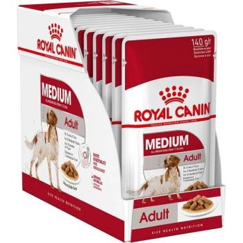 Royal Canin ROYALIN SHN Medium храна за кучета, Adult в сос, 10 х 140 гр