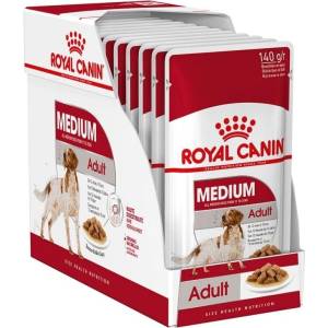 Royal Canin ROYALIN SHN Medium храна за кучета, Adult в сос, 10 х 140 гр