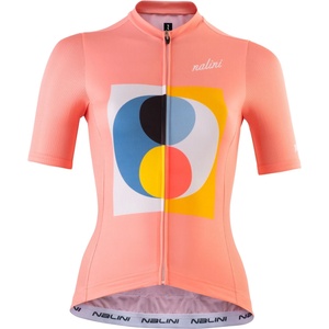 Nalini Дамска фланелка с къс ръкав за колоездене Nalini Women's Miaohaus Jersey Cycling jersey - Antique Pink - размер XL (156-2821-0115)