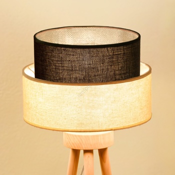 Brilagi - LED настолна лампа BOHO стил 1xE27/15W/230V кремава/кафява (BG3216)