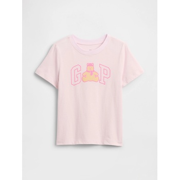 GAP Бебешка тениска с лого CashSoft GAP GAP | Rozov | Момичешки | 12-18 месеца