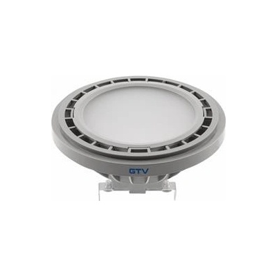 GTV LED , A-G, AR111, 3000K, G53, 12,5W, DC12V, 120°, 1100lm, šedá