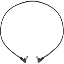 Rockboard Flat Power Cable Black 60 cm / 23.62 angled/angled