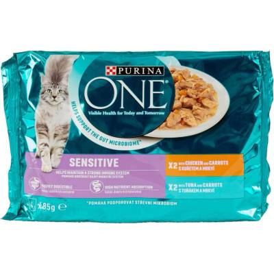 Purina ONE mokré krmivo kuracie mäso 4,08 kg