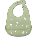 Lorelli Силиконов лигавник с джоб Lorelli - Natural, Fresh Green (10230670004) - baby