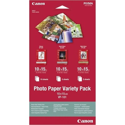 Canon Photo Paper Variety Pack 10x15cm VP-101 (0775B078AA)