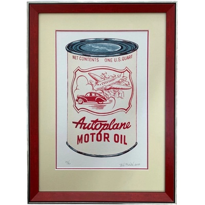 Ptáček Petr - Motor oil autoplane | 36.6x49.2